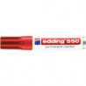 PAKIET Marker permanentny e-550 EDDING, 3-4 mm, czerwony