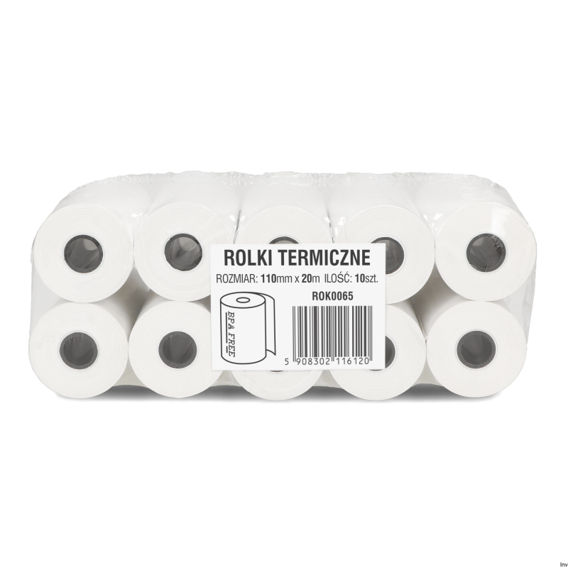 Rolki termiczne DOTTS 110x20m (10szt) BPA FREE