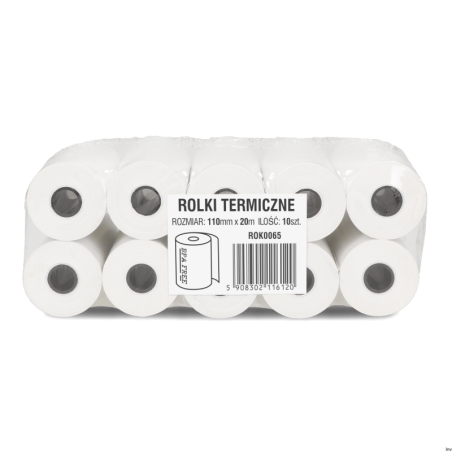 Rolki termiczne DOTTS 110x20m (10szt) BPA FREE