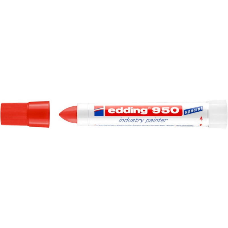 PAKIET Marker przemysłowy w paście e-950 EDDING, 10mm, czerwony