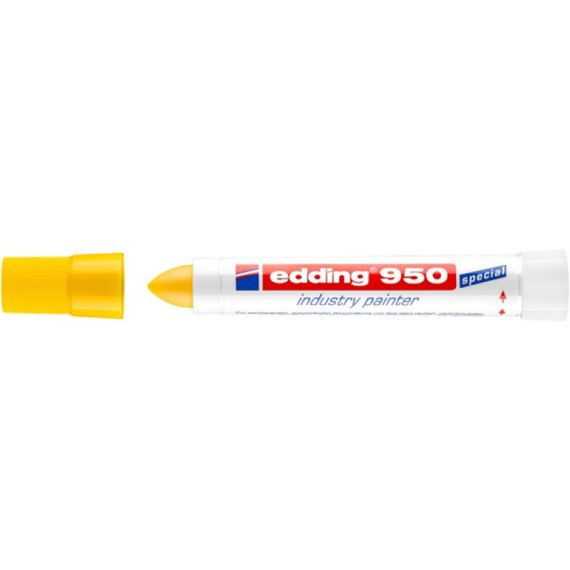 PAKIET Marker przemysłowy w paście e-950 EDDING, 10mm, żółty