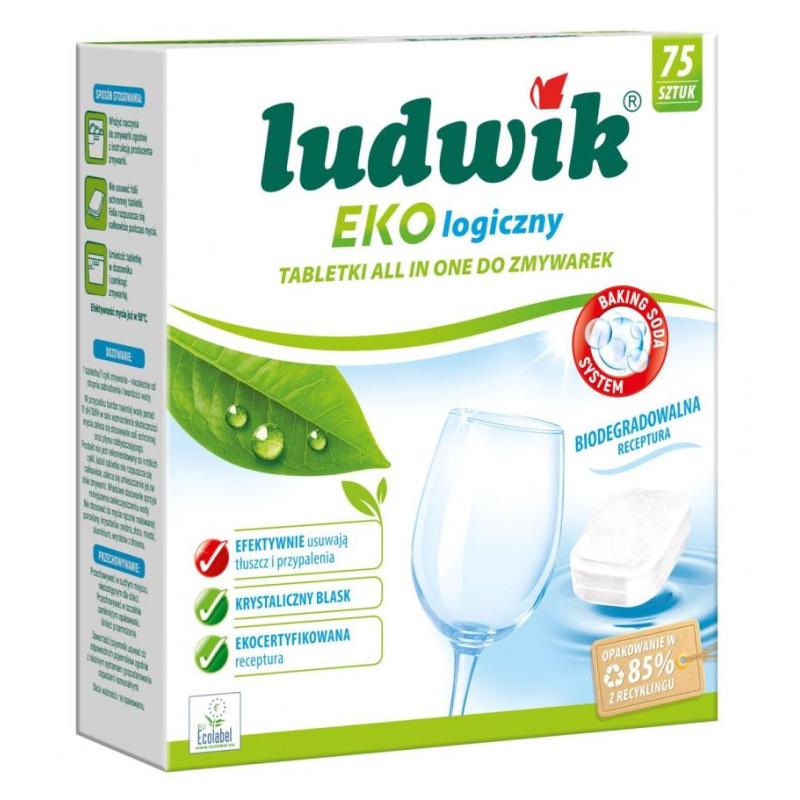 Ekologiczne tabletki do zmywarek All in 1 LUDWIK, 75 szt.