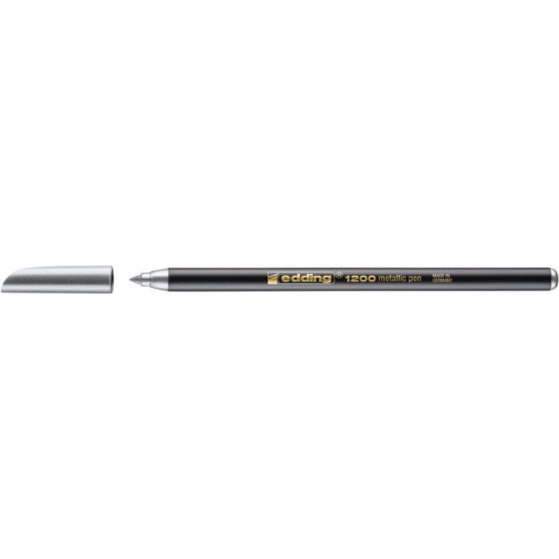 PAKIET Pisak metaliczny e-1200 EDDING, 1-3mm, srebrny
