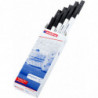 PAKIET Pisak tekstylny e-4600 EDDING, 1mm, czarny