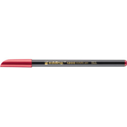 PAKIET Pisak z cienką końcówką e-1200 EDDING, 1-3mm, metaliczny czerwony