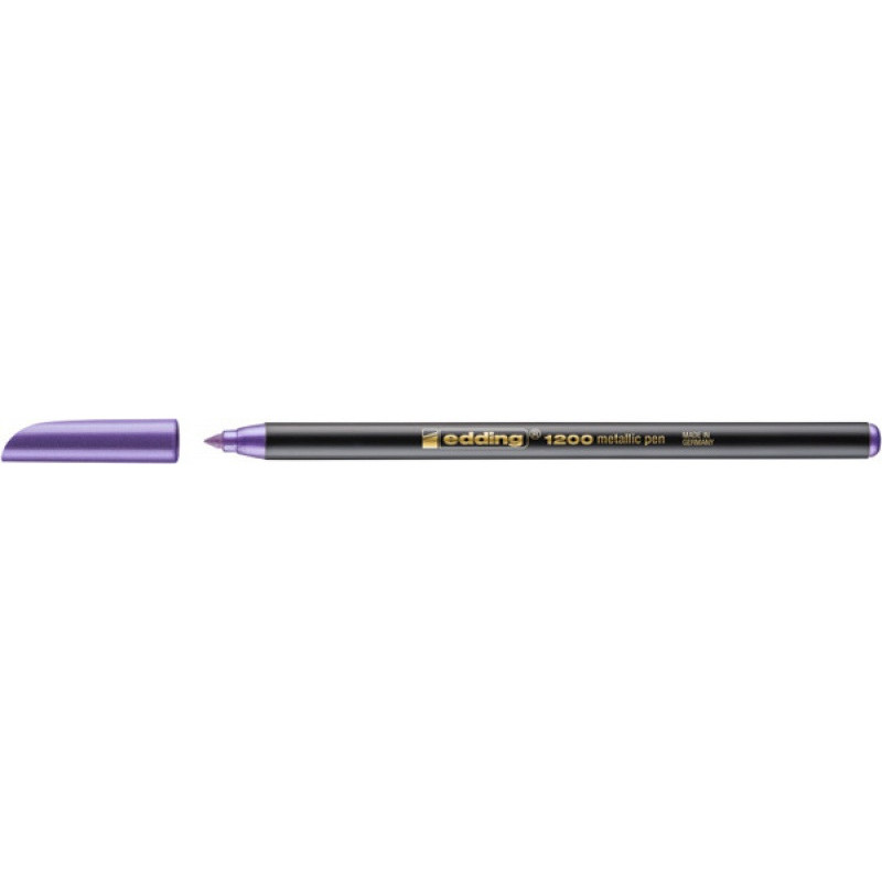 PAKIET Pisak z cienką końcówką e-1200 EDDING, 1-3mm, metaliczny fioletowy
