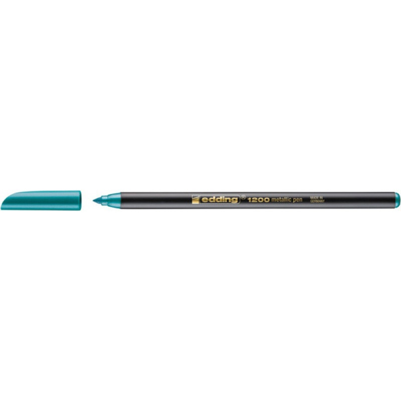 PAKIET Pisak z cienką końcówką e-1200 EDDING, 1-3mm, metaliczny zielony