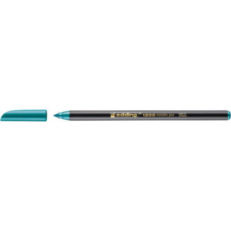 PAKIET Pisak z cienką końcówką e-1200 EDDING, 1-3mm, metaliczny zielony