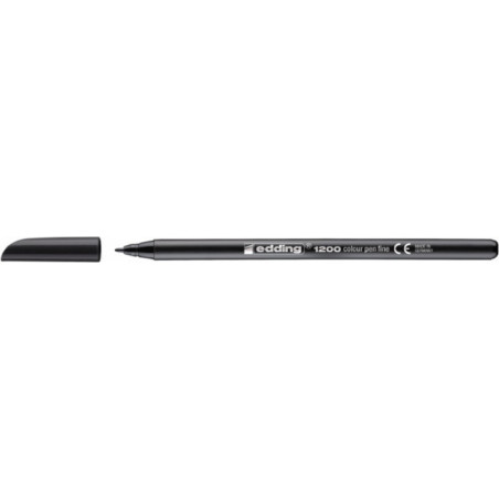 PAKIET Pisak z cienką końcówką e-1200 EDDING, 1mm, czarny