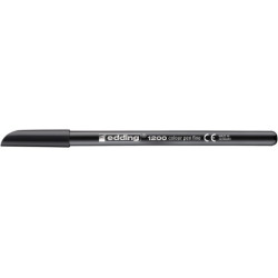 PAKIET Pisak z cienką końcówką e-1200 EDDING, 1mm, czarny
