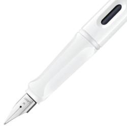 Pióro wieczne LAMY Safari 0B1 All White, 6 kolorowych pierścieni, stalówka EF, białe