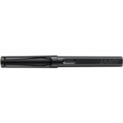 Pióro wieczne LAMY Safari 0B2 All Black, 6 kolorowych pierścieni, stalówka EF, czarne