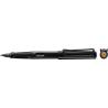 Pióro wieczne LAMY Safari 0B2 All Black, 6 kolorowych pierścieni, stalówka EF, czarne