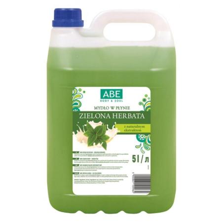 Mydło w płynie ABE, 5l, zielona herbata z limonką