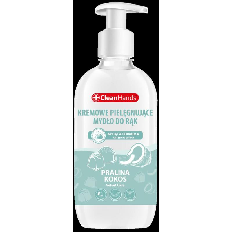Kremowe mydło do rąk CLEANHANDS, 500ml, pralina i kokos