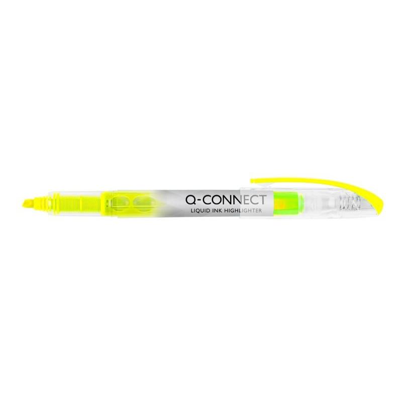Zakreślacz Q-CONNECT, 1–4mm, żółty
