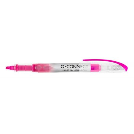 Zakreślacz Q-CONNECT różowy, 1–4 mm, 1 szt.