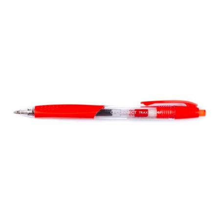 Długopis automatyczny Q-CONNECT Trax, 0,7mm, czerwony