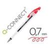 Długopis Q-CONNECT Delta, z wymiennym wkładem, 0,7mm, czerwony
