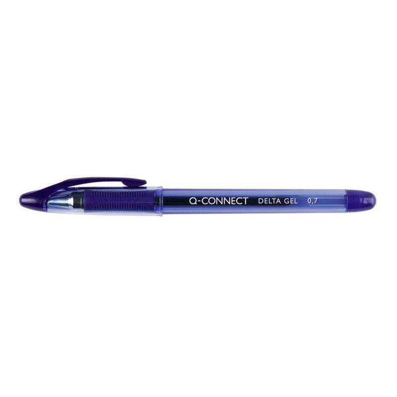 Długopis żelowy szybkoschnący Q-CONNECT, 0,7mm, niebieski