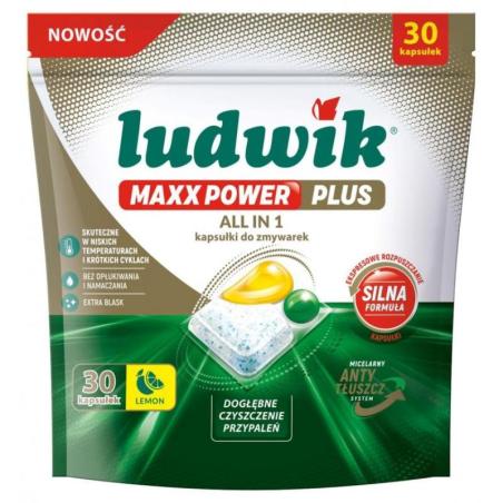 Kapsułki do zmywarek Maxx Power LUDWIK, 30 szt., lemon