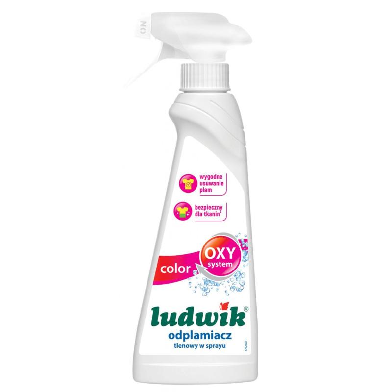 Odplamiacz tlenowy w sprayu do tkanin kolorowych LUDWIK, 250ml