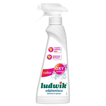 Odplamiacz tlenowy w sprayu do tkanin kolorowych LUDWIK, 250ml