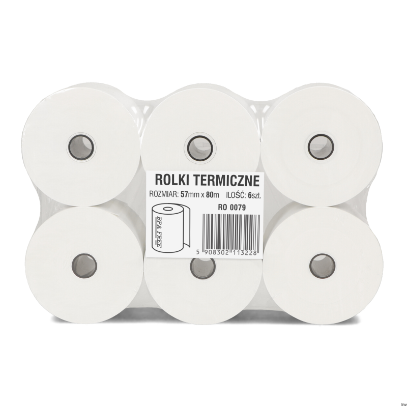 Rolka termiczna Dotts 57x80m BPA FREE (6 sztuk)