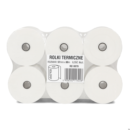 Rolka termiczna Dotts 57x80m BPA FREE (6 sztuk)