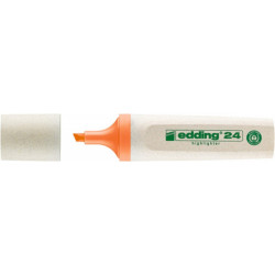 Zakreślacz e-24 EDDING ecoline, 2-5mm, pomarańczowy, 10 szt.