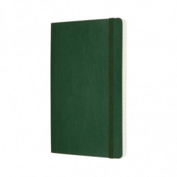 Notes MOLESKINE L (13x21cm) w linie, miękka oprawa, myrtle green, 192 strony, zielony