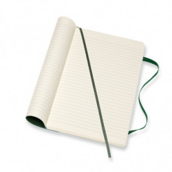 Notes MOLESKINE L (13x21cm) w linie, miękka oprawa, myrtle green, 192 strony, zielony