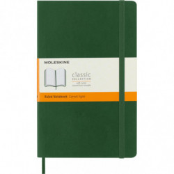 Notes MOLESKINE L (13x21cm) w linie, miękka oprawa, myrtle green, 192 strony, zielony