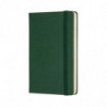 Notes MOLESKINE Classic P (9x14 cm) w linie, twarda oprawa, myrtle green, 192 strony, zielony