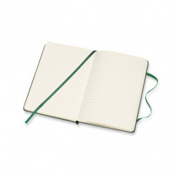 Notes MOLESKINE Classic P (9x14 cm) w linie, twarda oprawa, myrtle green, 192 strony, zielony