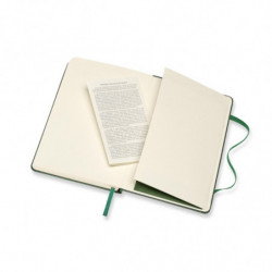 Notes MOLESKINE Classic P (9x14 cm) w linie, twarda oprawa, myrtle green, 192 strony, zielony