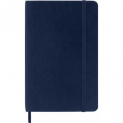 Notes MOLESKINE P (9x14cm) w linie, miękka oprawa, sapphire blue, 192 strony, niebieski