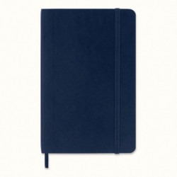 Notes MOLESKINE P (9x14cm) w linie, miękka oprawa, sapphire blue, 192 strony, niebieski
