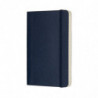 Notes MOLESKINE P (9x14cm) w linie, miękka oprawa, sapphire blue, 192 strony, niebieski