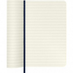 Notes MOLESKINE P (9x14cm) w linie, miękka oprawa, sapphire blue, 192 strony, niebieski