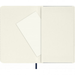 Notes MOLESKINE P (9x14cm) w linie, miękka oprawa, sapphire blue, 192 strony, niebieski