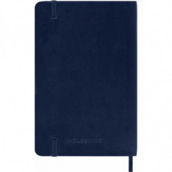 Notes MOLESKINE P (9x14cm) w linie, miękka oprawa, sapphire blue, 192 strony, niebieski