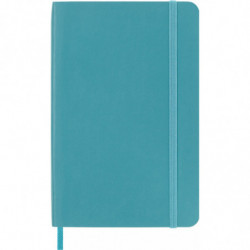 Notes MOLESKINE P (9x14 cm) w linie, miękka oprawa, reef blue, 192 strony, niebieski