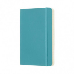 Notes MOLESKINE P (9x14 cm) w linie, miękka oprawa, reef blue, 192 strony, niebieski