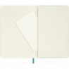 Notes MOLESKINE P (9x14 cm) w linie, miękka oprawa, reef blue, 192 strony, niebieski