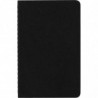 Zestaw 3 Zeszytów MOLESKINE Cahier Journals P (9x14cm) w kratkę, 64 strony, czarny
