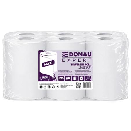 Ręcznik w roli makulaturowy DONAU EXPERT Maxi, 2-warstwowy, 120m, 6szt., biały