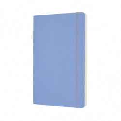 Notes MOLESKINE Classic L (13x21 cm) w linie, miękka oprawa, hydrangea blue, 192 strony, niebieski