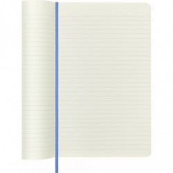 Notes MOLESKINE Classic L (13x21 cm) w linie, miękka oprawa, hydrangea blue, 192 strony, niebieski
