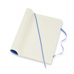 Notes MOLESKINE Classic L (13x21 cm) w linie, miękka oprawa, hydrangea blue, 192 strony, niebieski